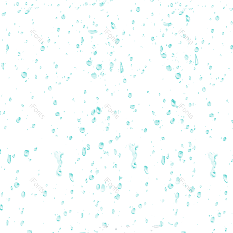 插画图片,水花元素,雨滴PNG,水滴免抠素材